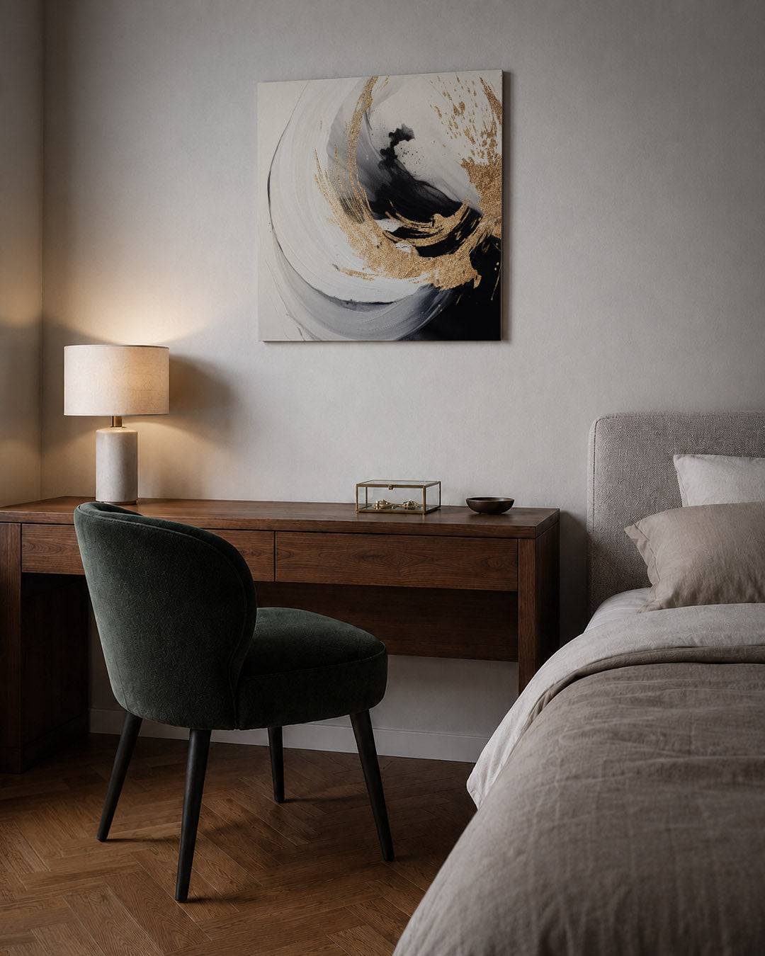 Dynamische vormen Kunstwerk