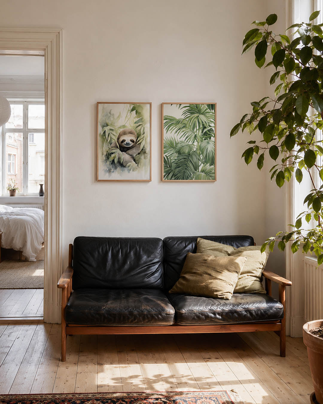 Groene jungle harmonie Posterset