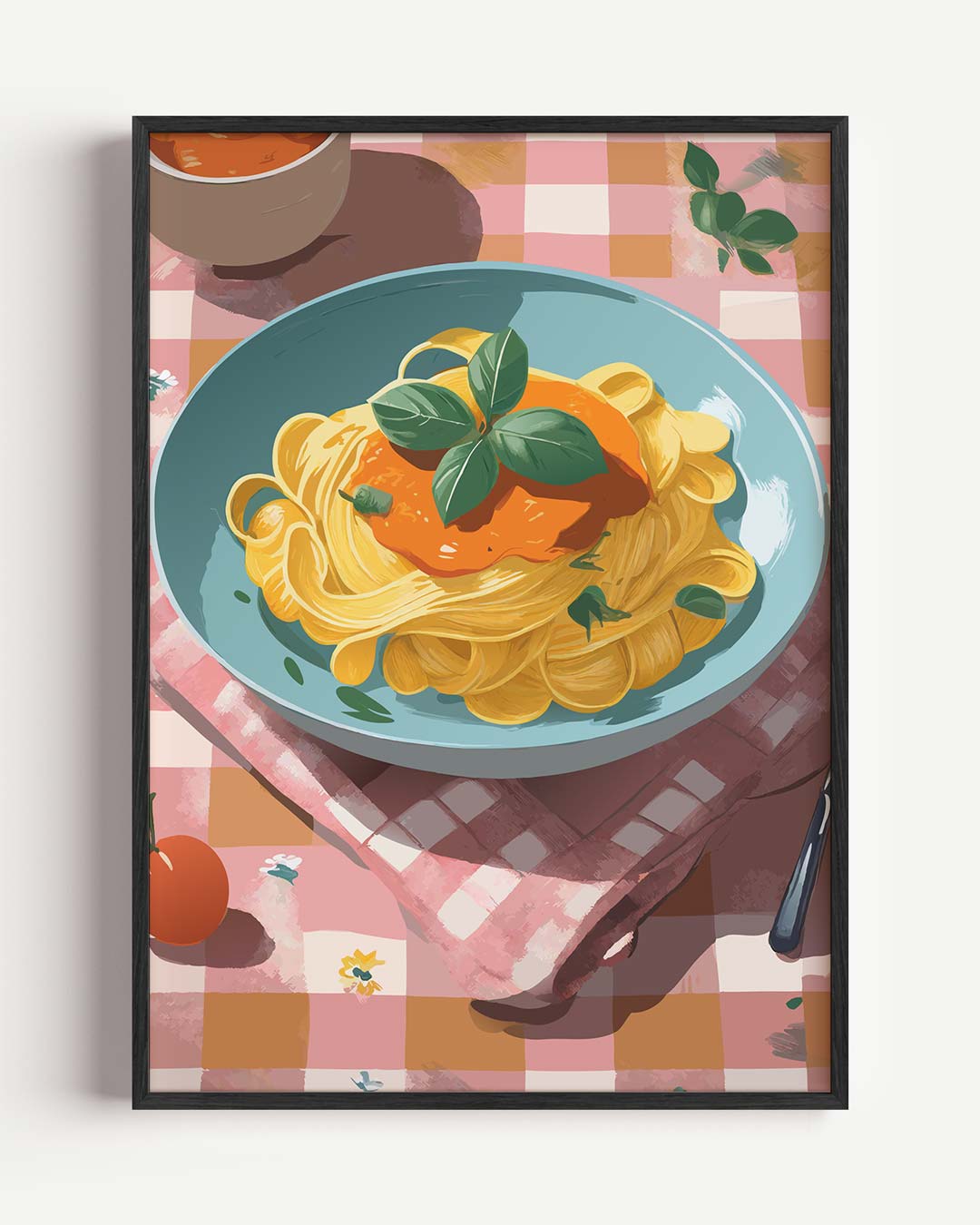 Italiaanse Pastavibes Poster-WallArtistic