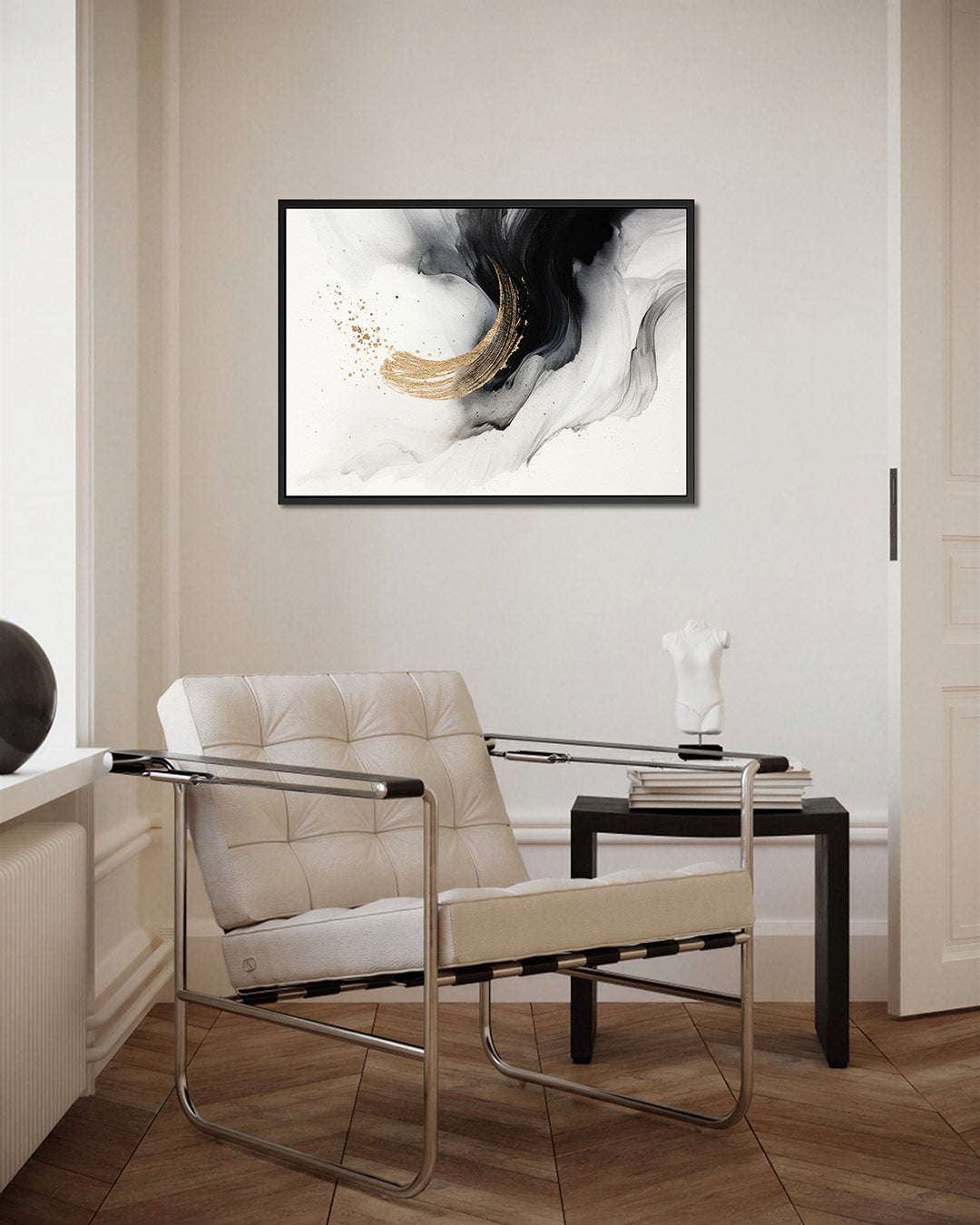 Dynamische borstelstreek Kunstwerk