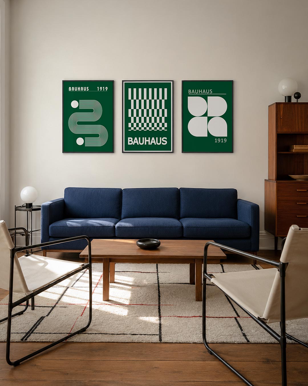 Lijnen en cirkel Posterset