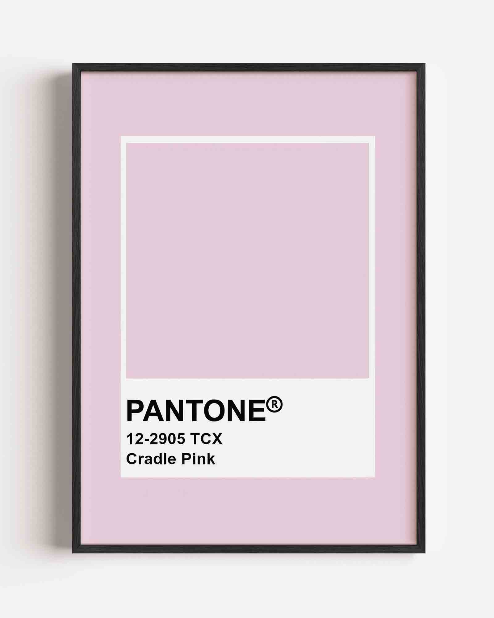 Pantone cradle pink Poster