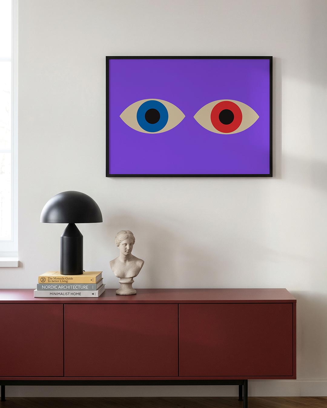 Oogvormen en kleur Poster