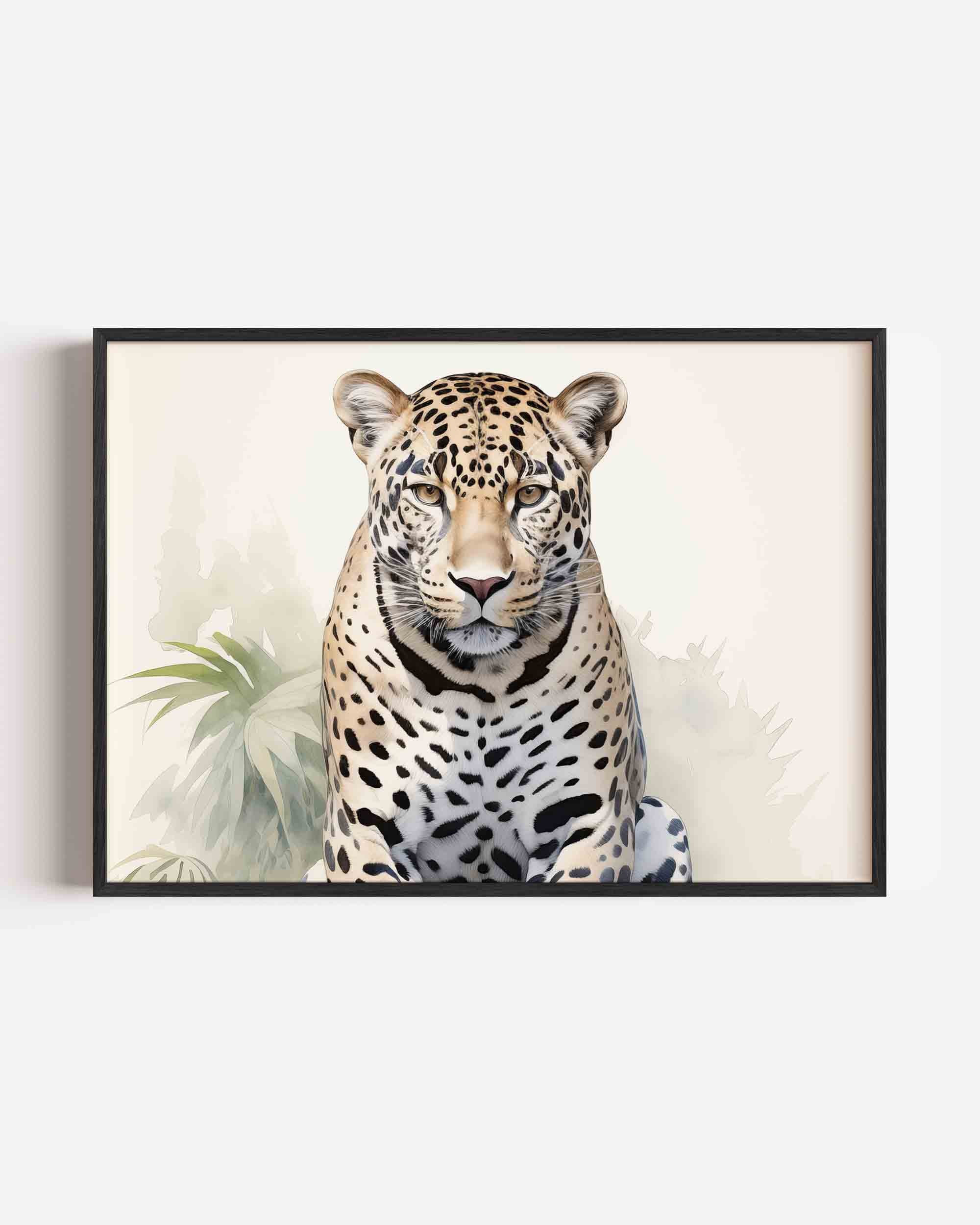 Luipaard portret Poster