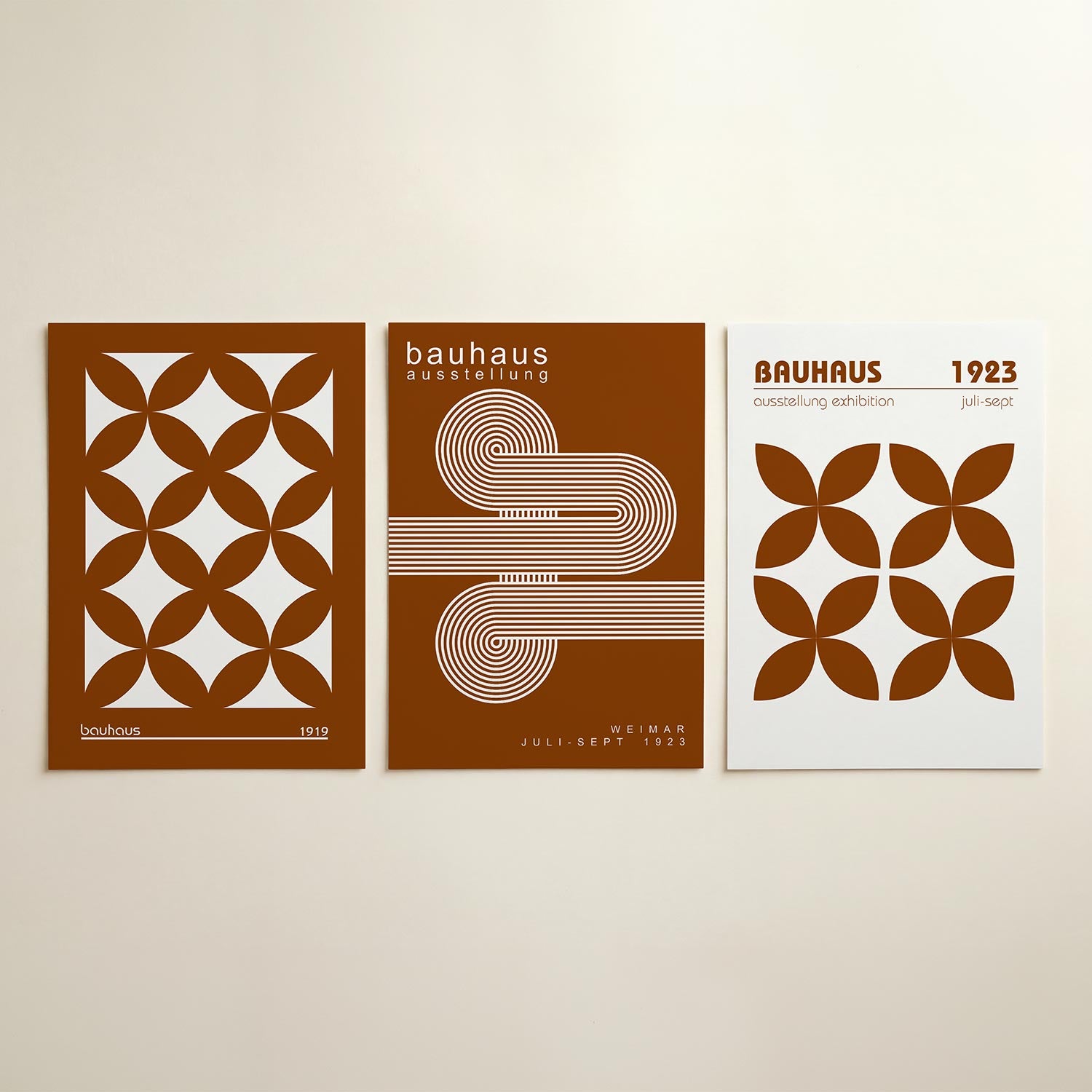 Vormritme en kleur Posterset