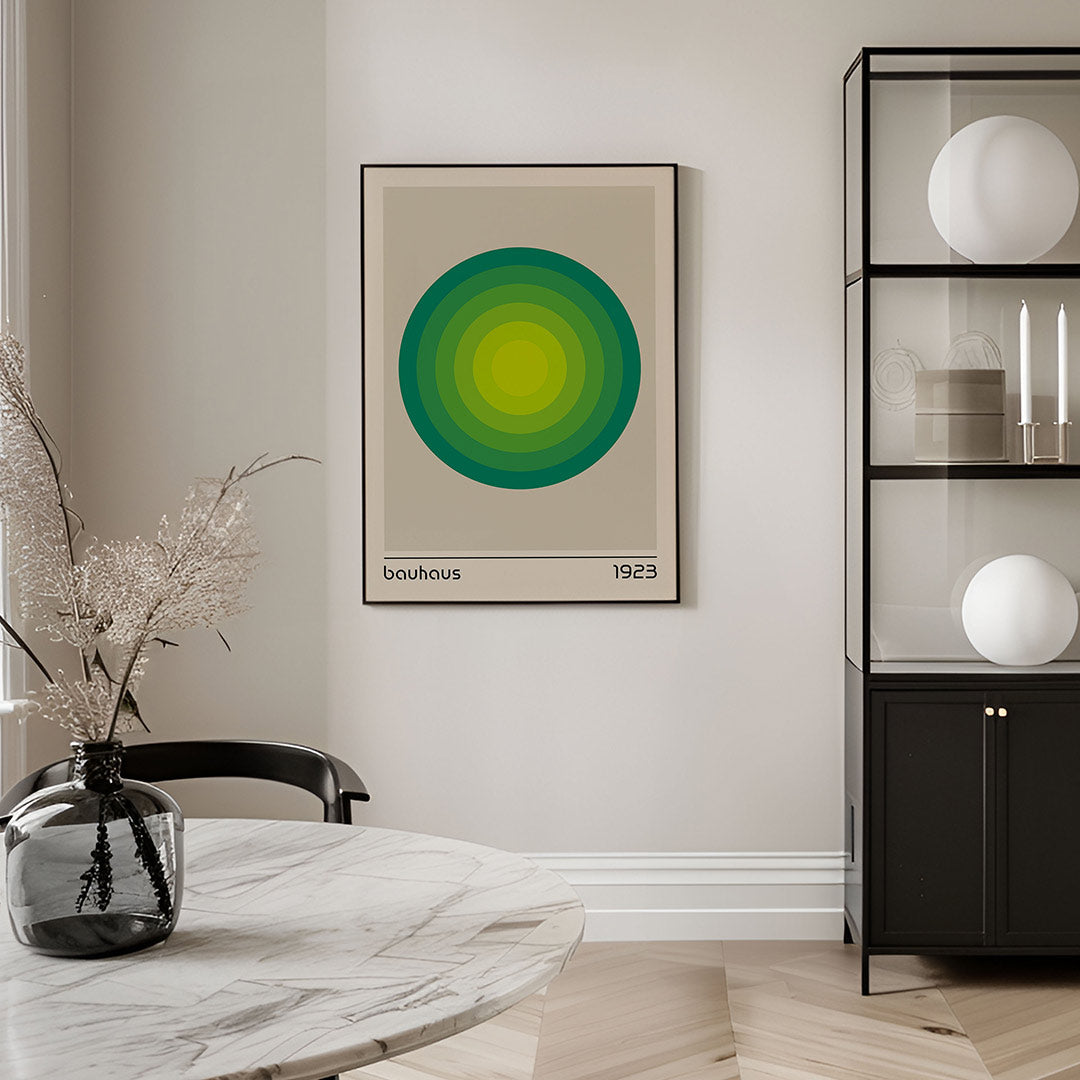 Cirkelvormen en kleur Poster