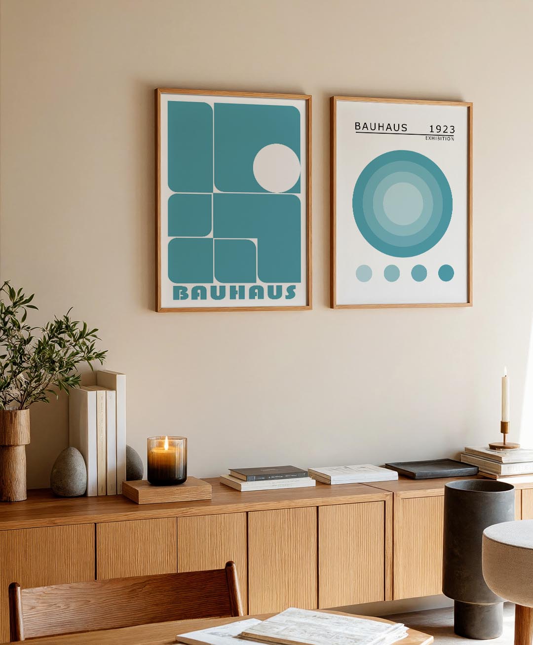 Vormen en vlakken Posterset