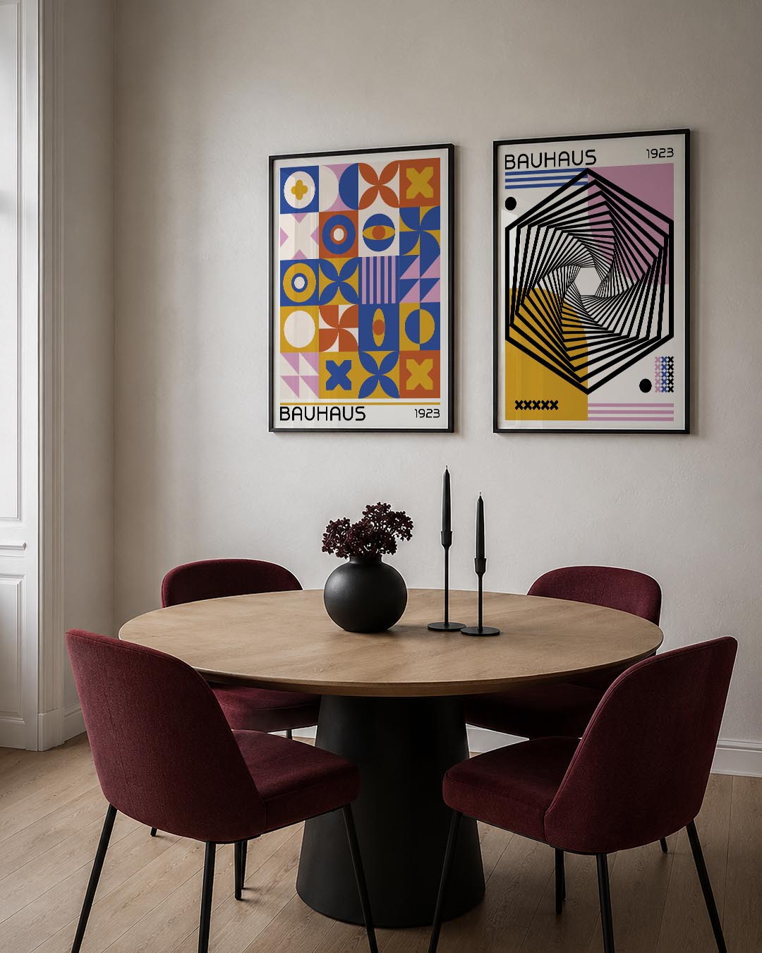 Vormen en vlakken Posterset