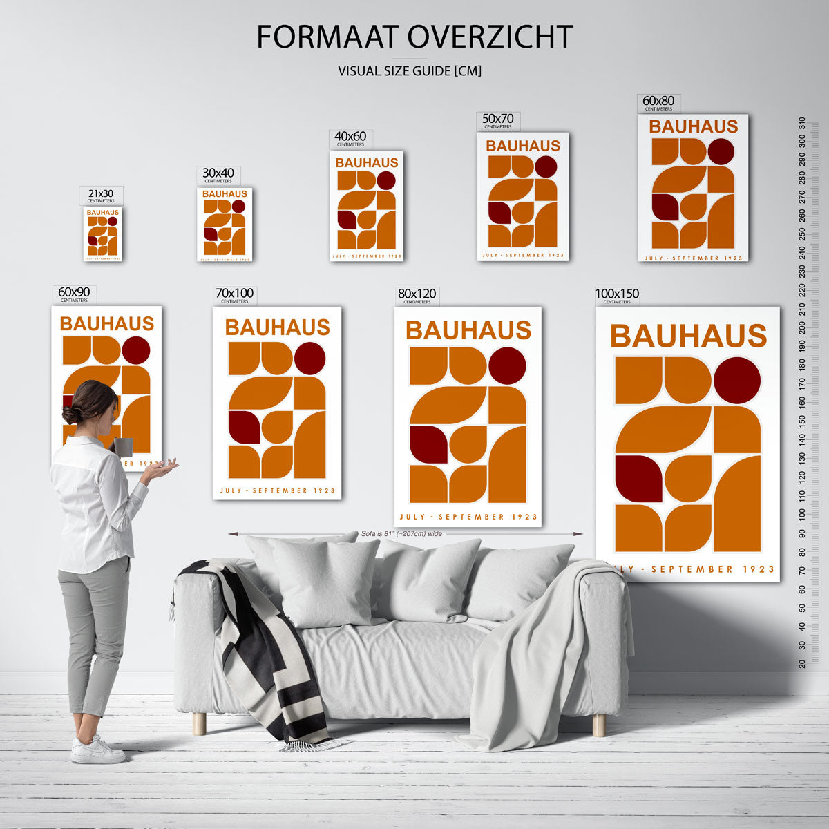 Vorm en kleur Poster