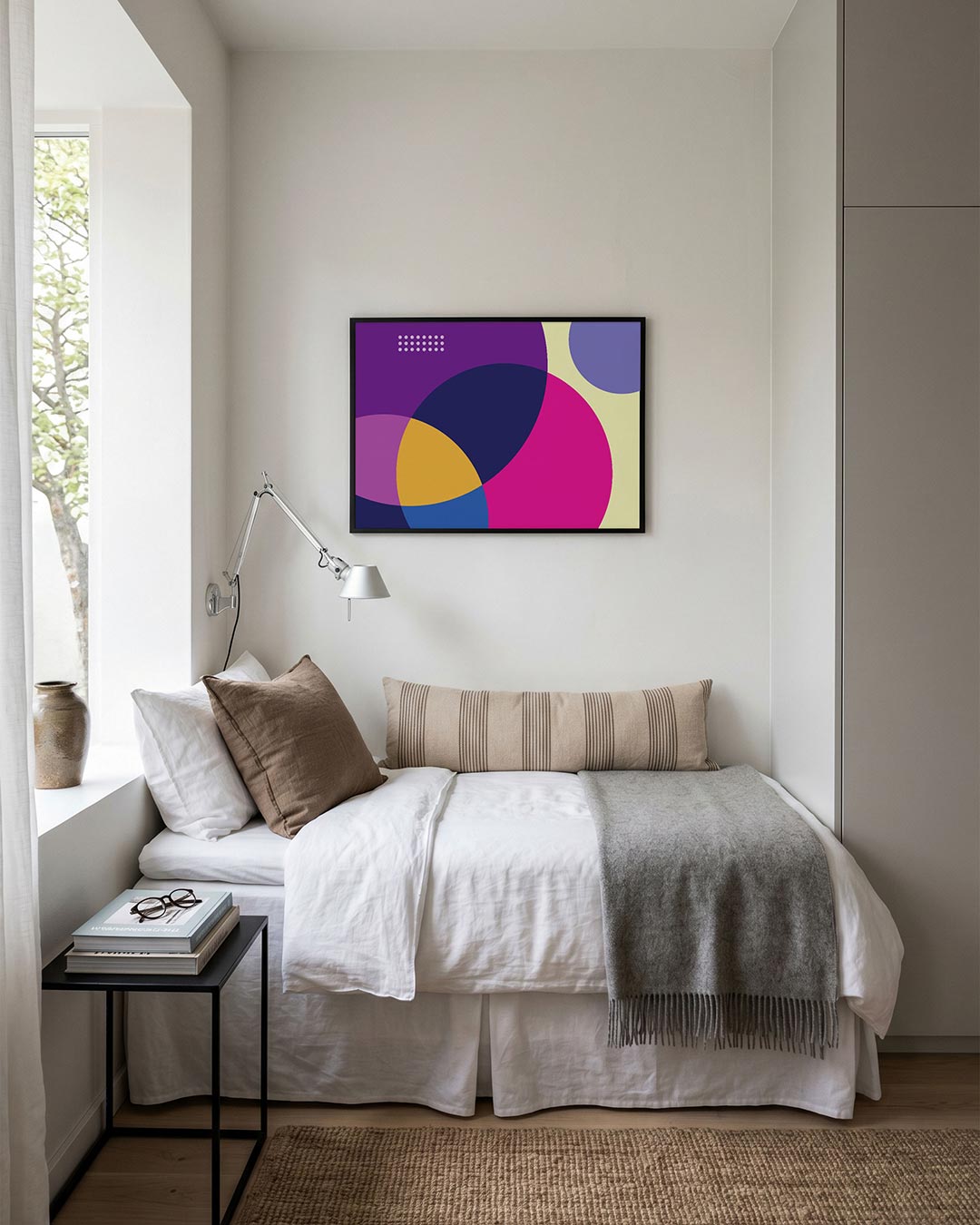 Cirkelvormen en kleur Poster
