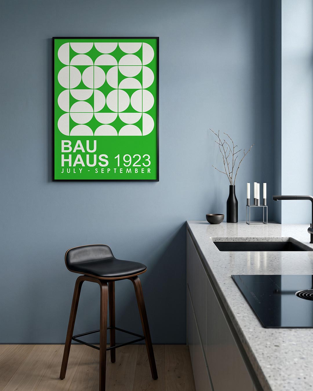 Vormritme en kleur Poster