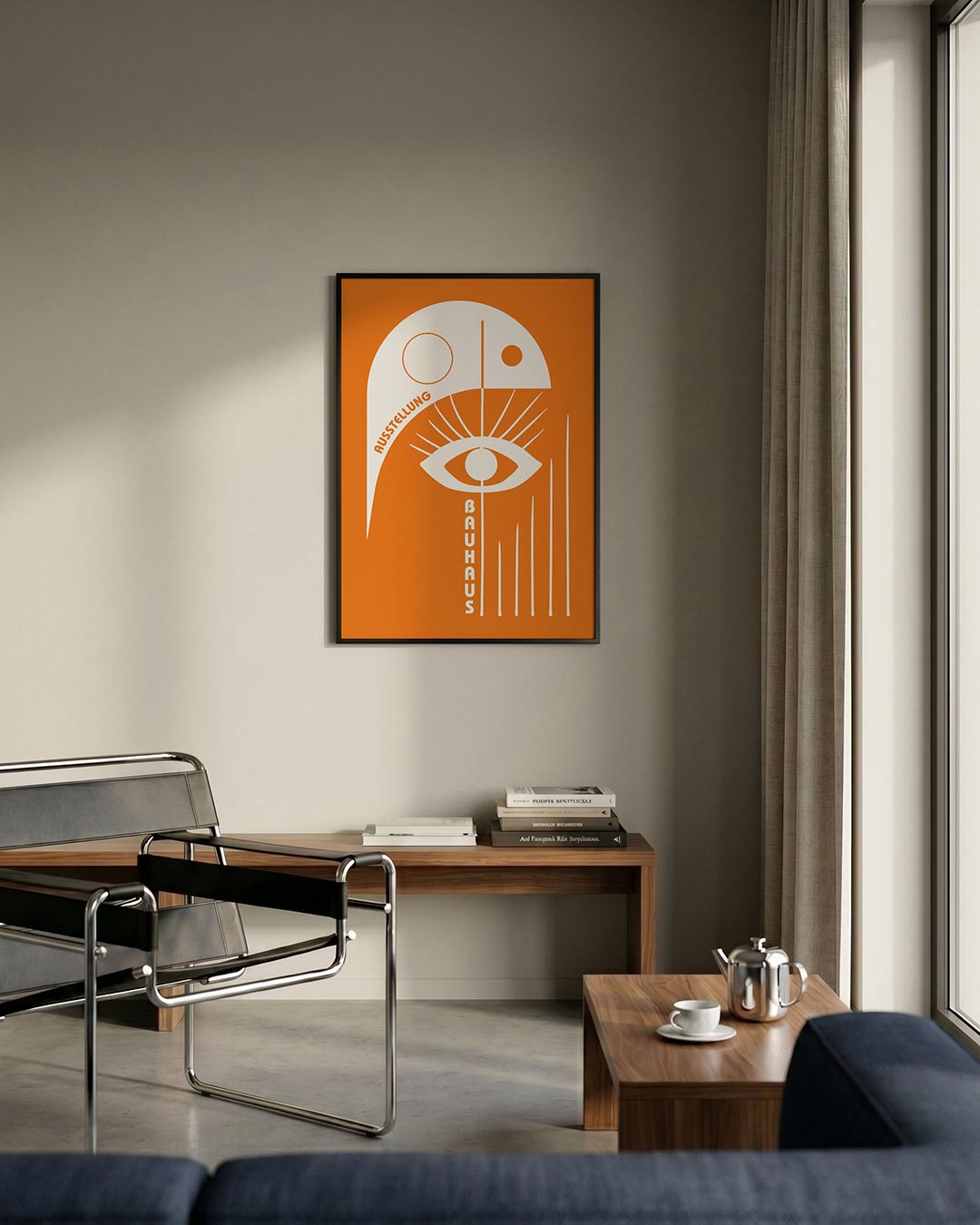 Oog en lijnen Poster