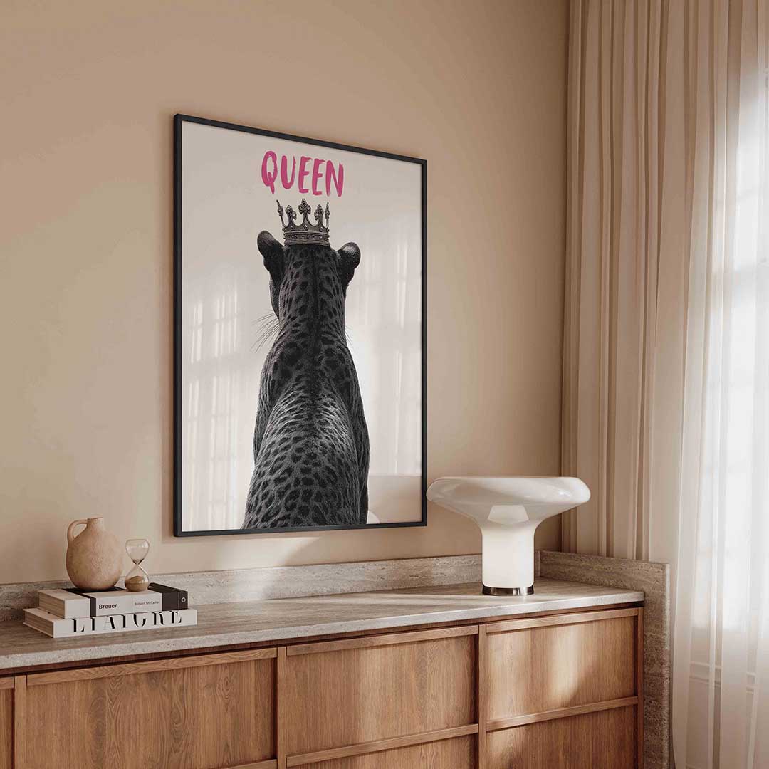 Panter met kroon Poster
