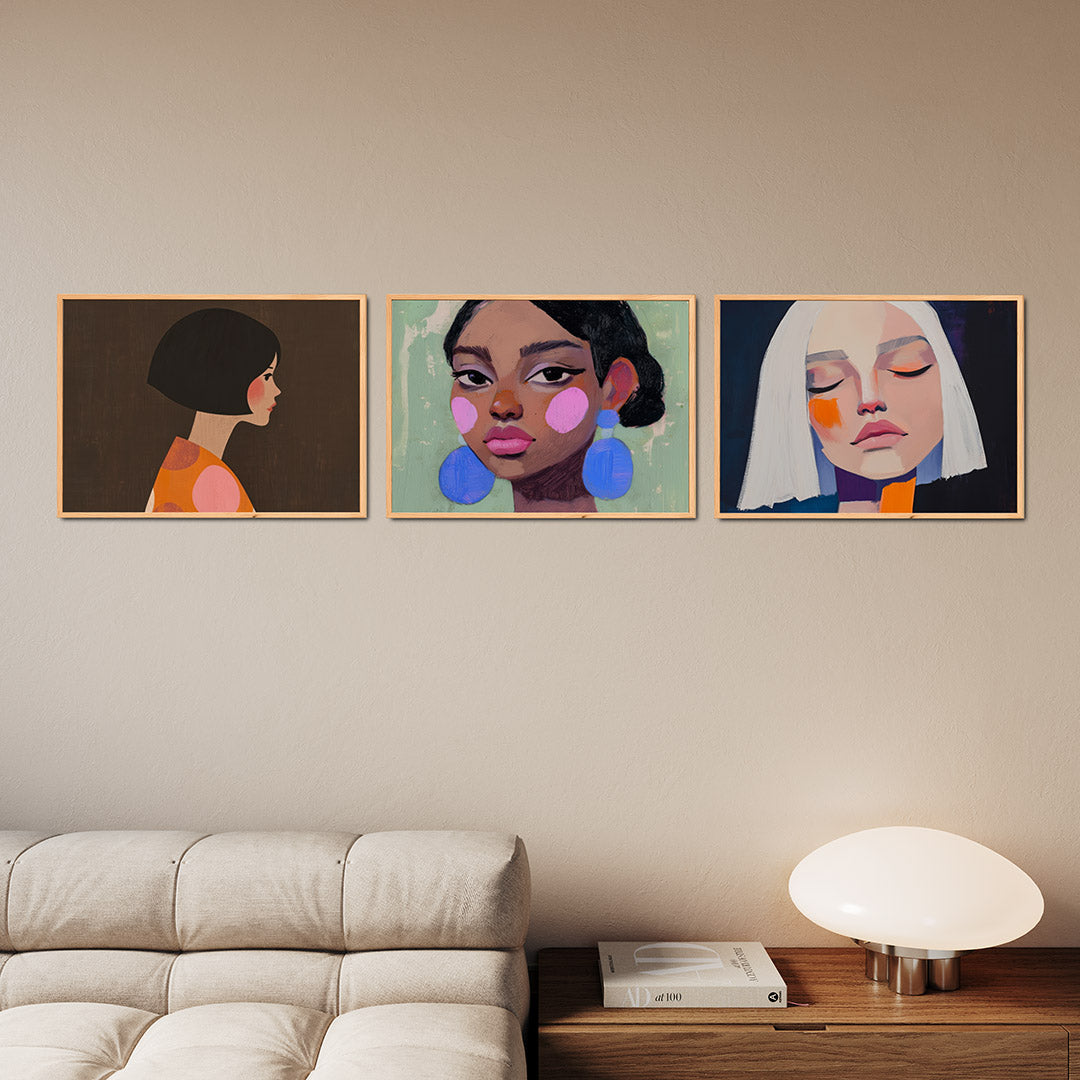 Profiel en patronen Posterset