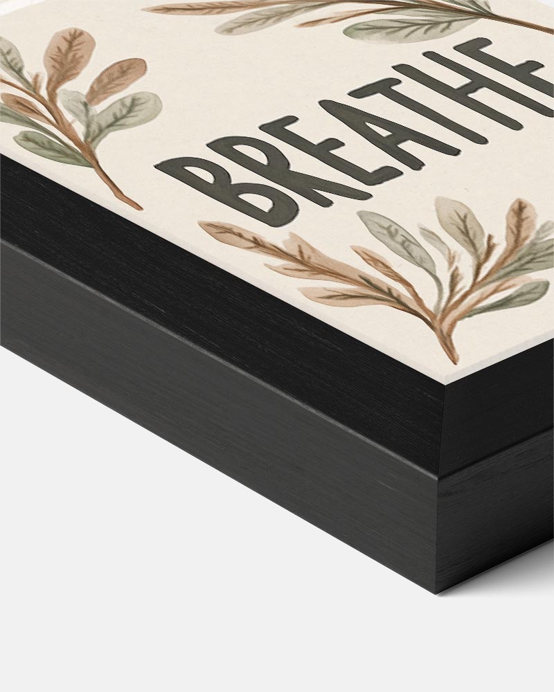 Kalmerende Botanische Adem Poster-WallArtistic