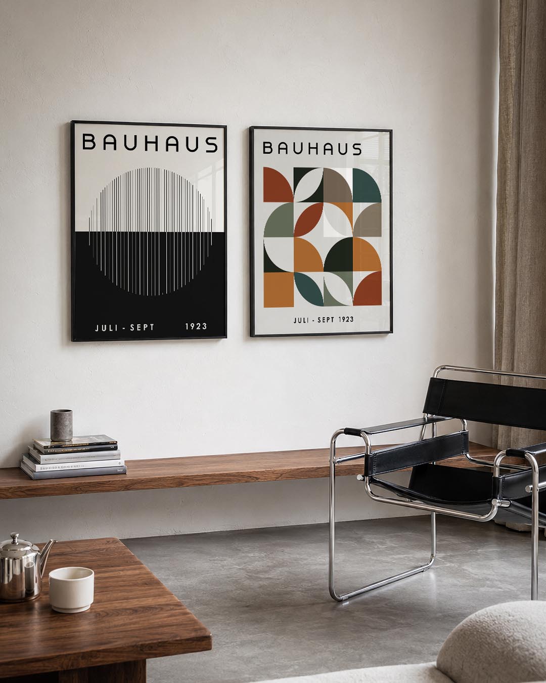 Cirkel en lijnen Posterset