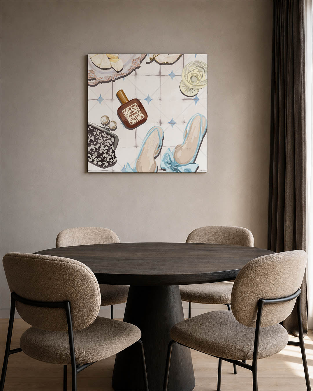 Elegante tafelscène Kunstwerk