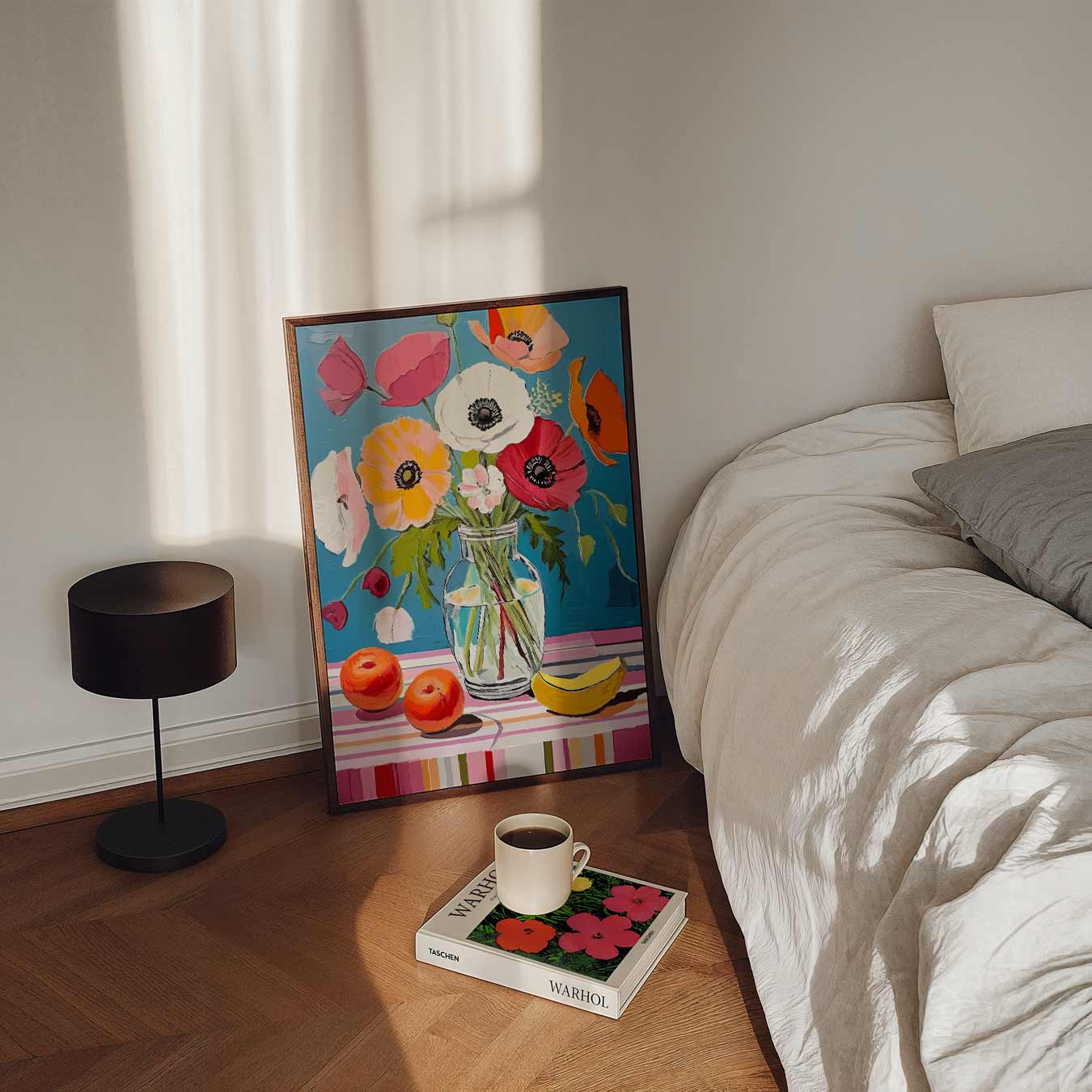 Bloemenpracht in Vaas Poster-WallArtistic