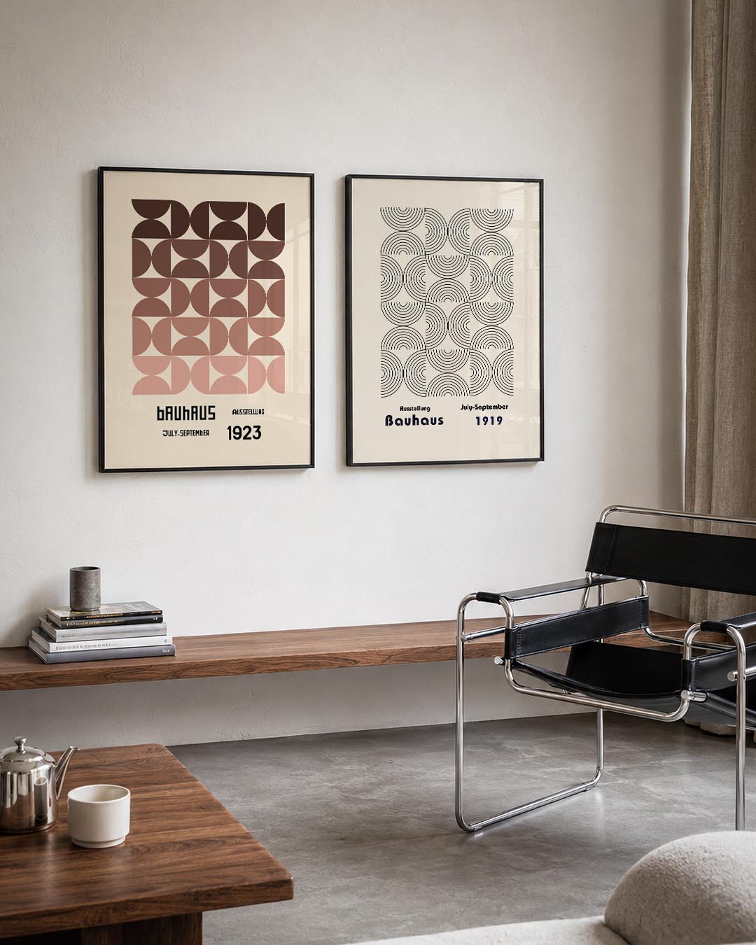 Vormritme en kleur Posterset