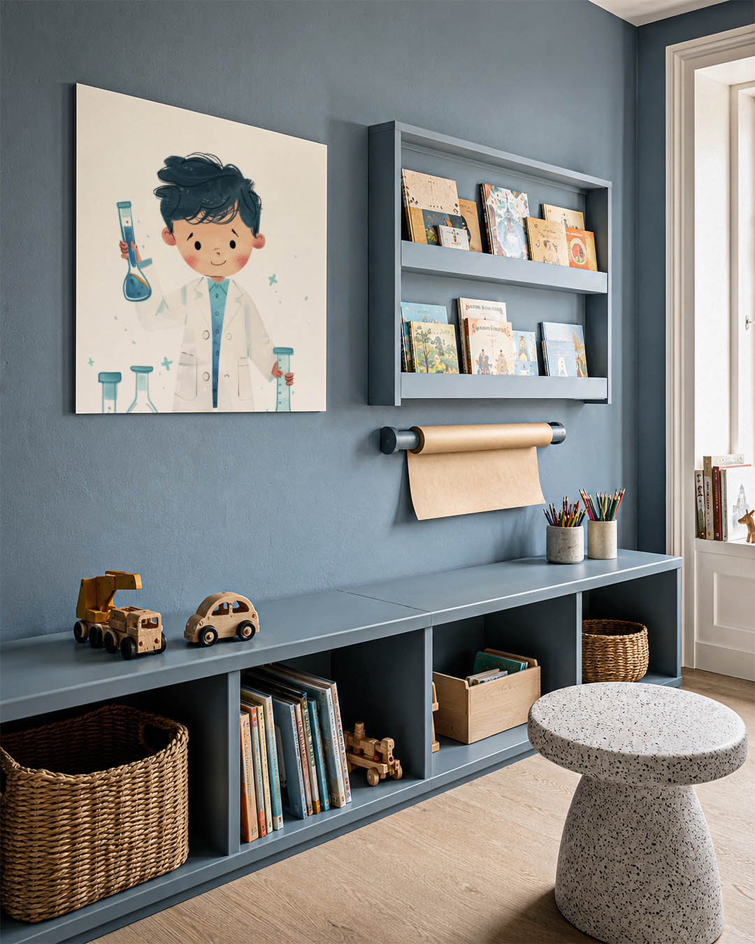 Speelse illustratie Kunstwerk