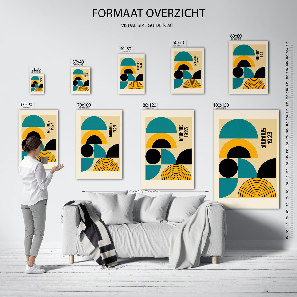 Vormen en vlakken Poster