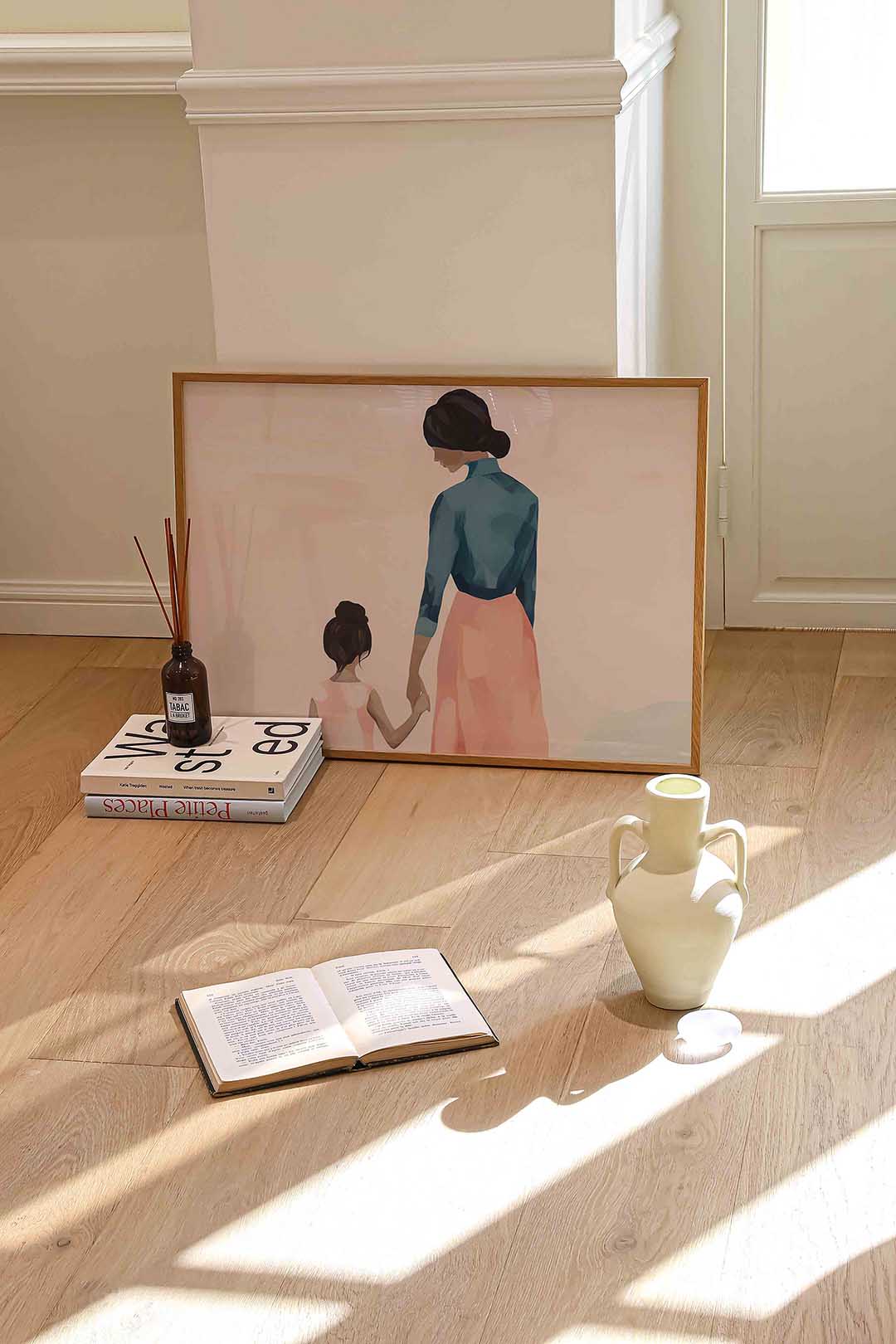 Moeder en kind Poster