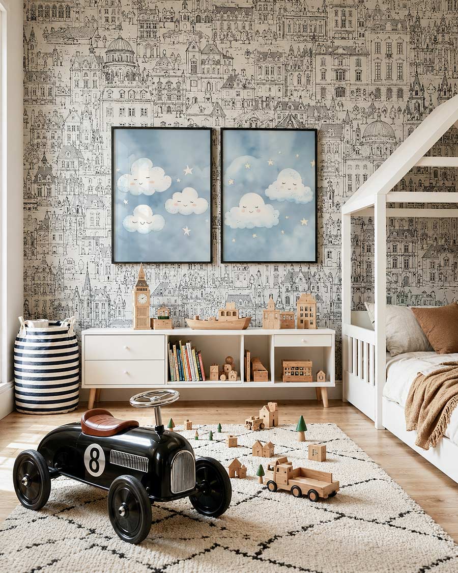 Dromerige wolken Posterset