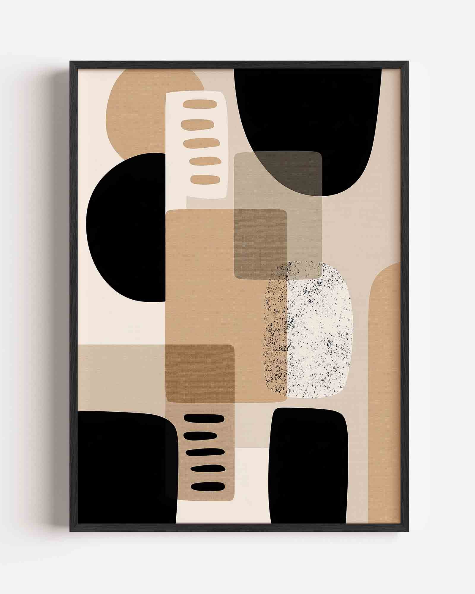 Abstracte vormen Poster