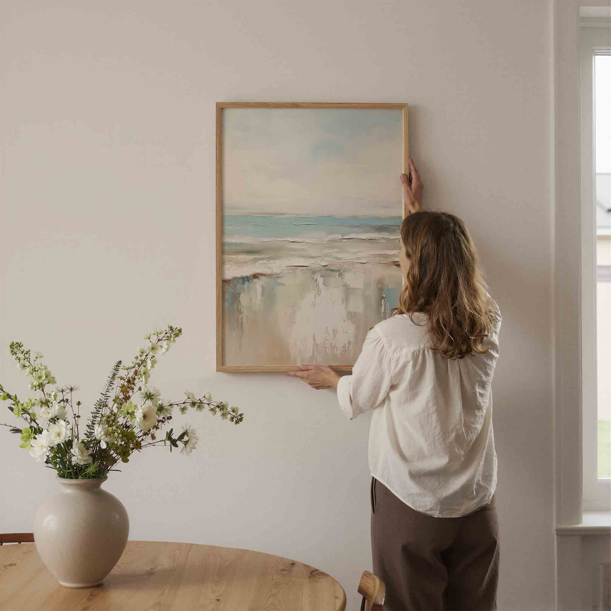 Strand en zee Poster