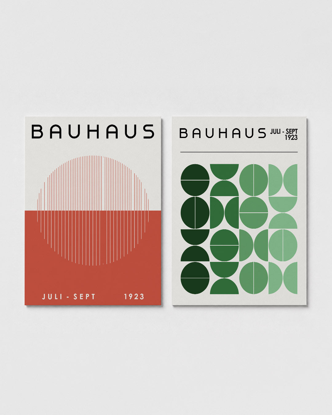 Lijnen en kleurvlakken Posterset