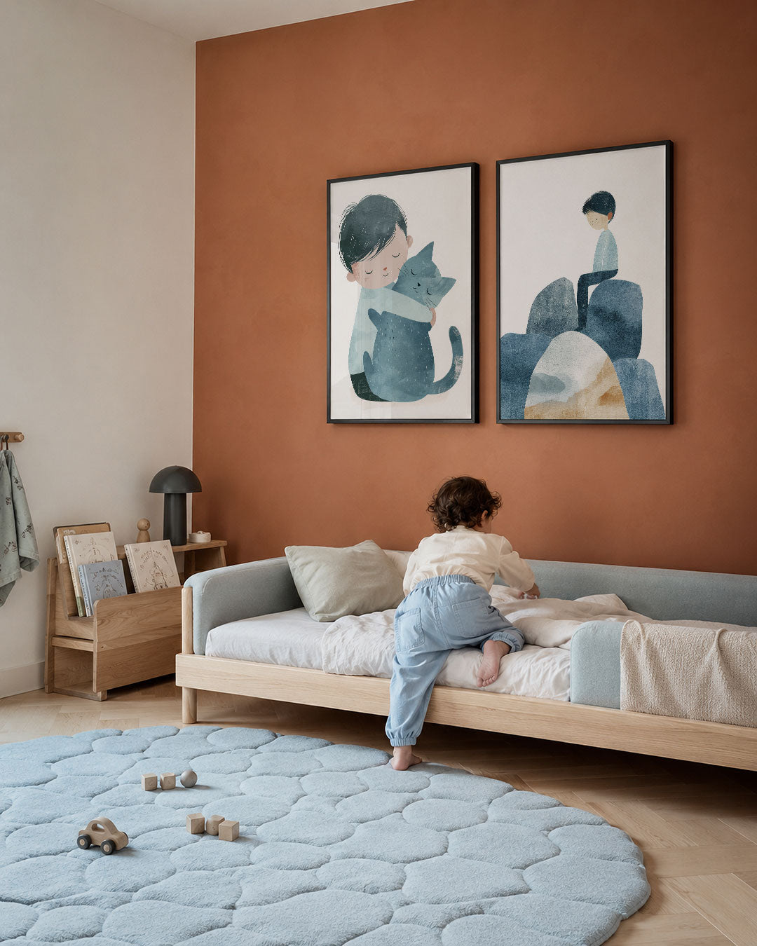 Knuffel in pasteltinten Posterset