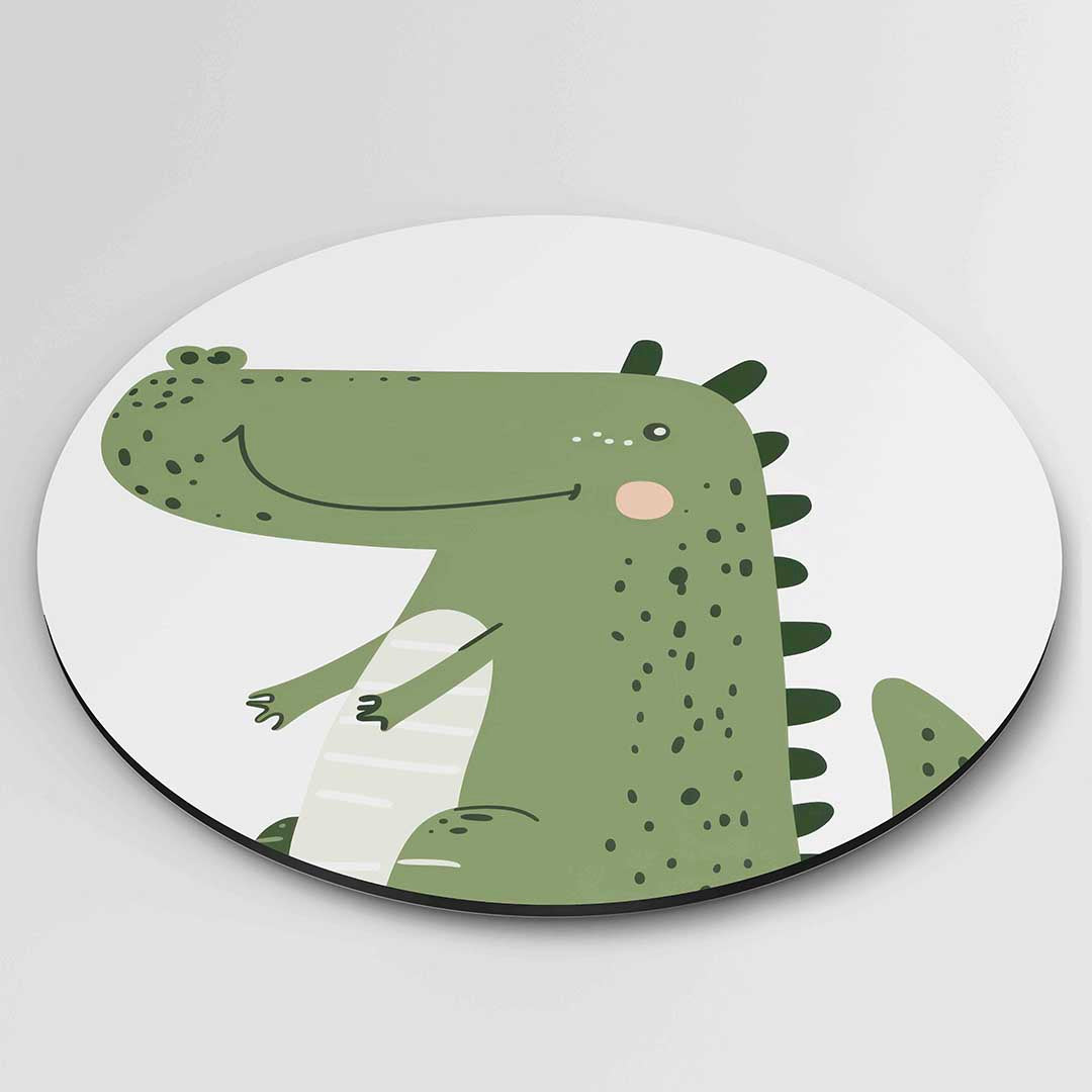 Groene krokodil Muurcirkel