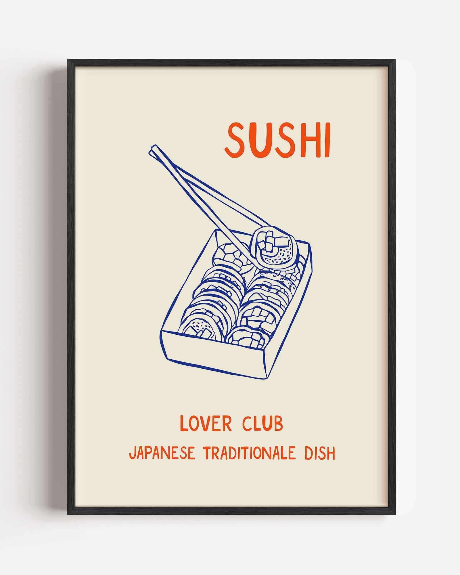 Sushi lover club Poster