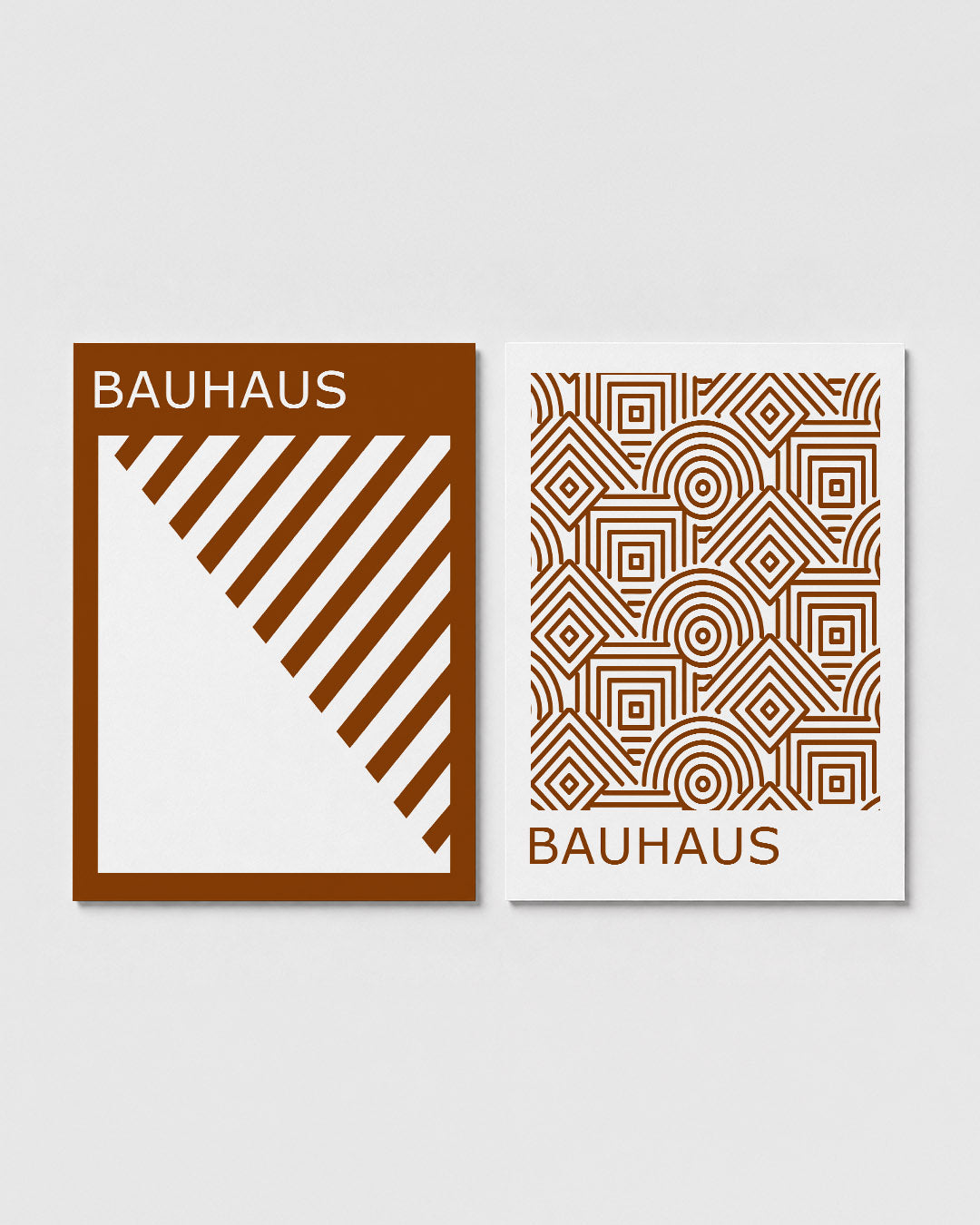 Diagonal lijnenpatroon Posterset
