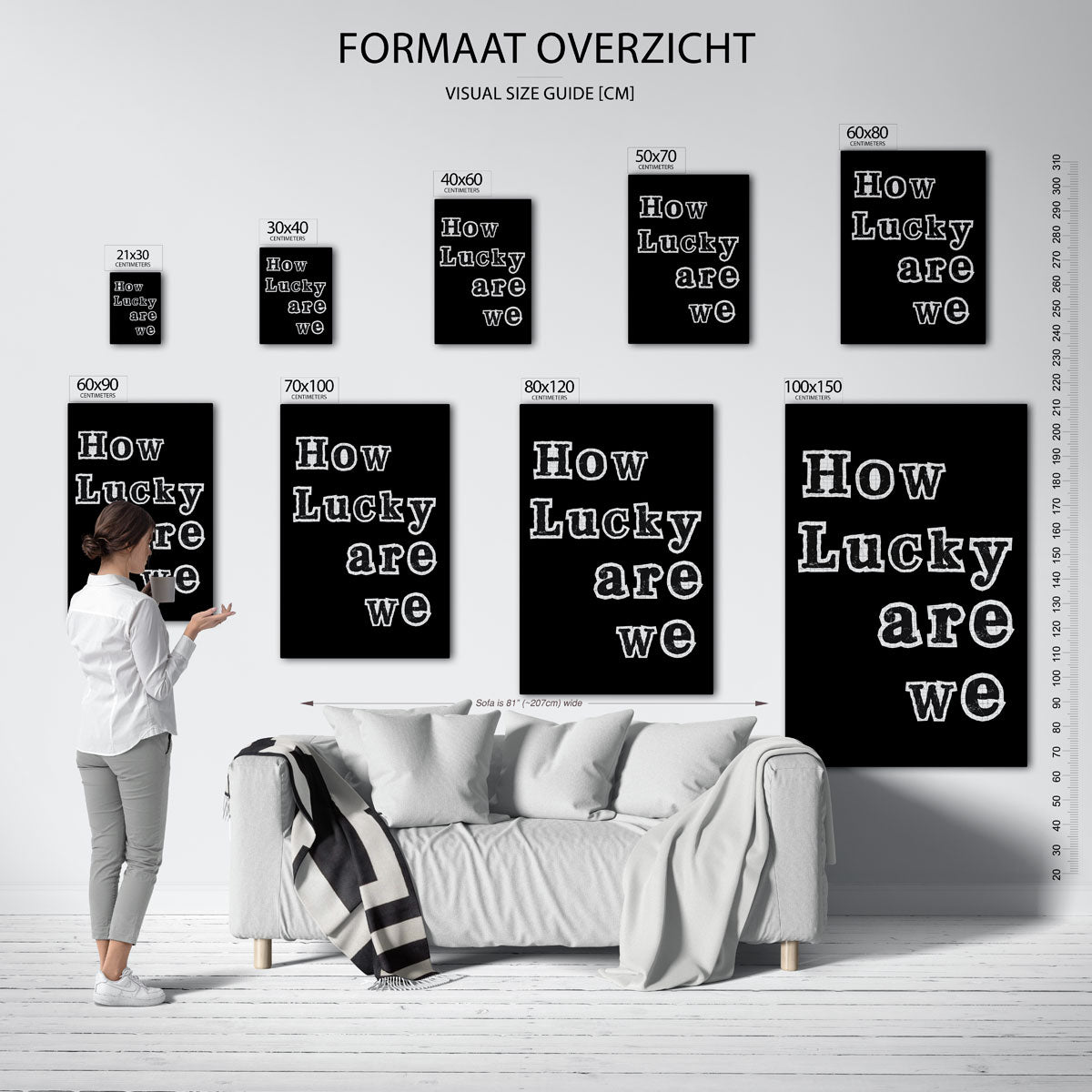 How lucky are we Poster