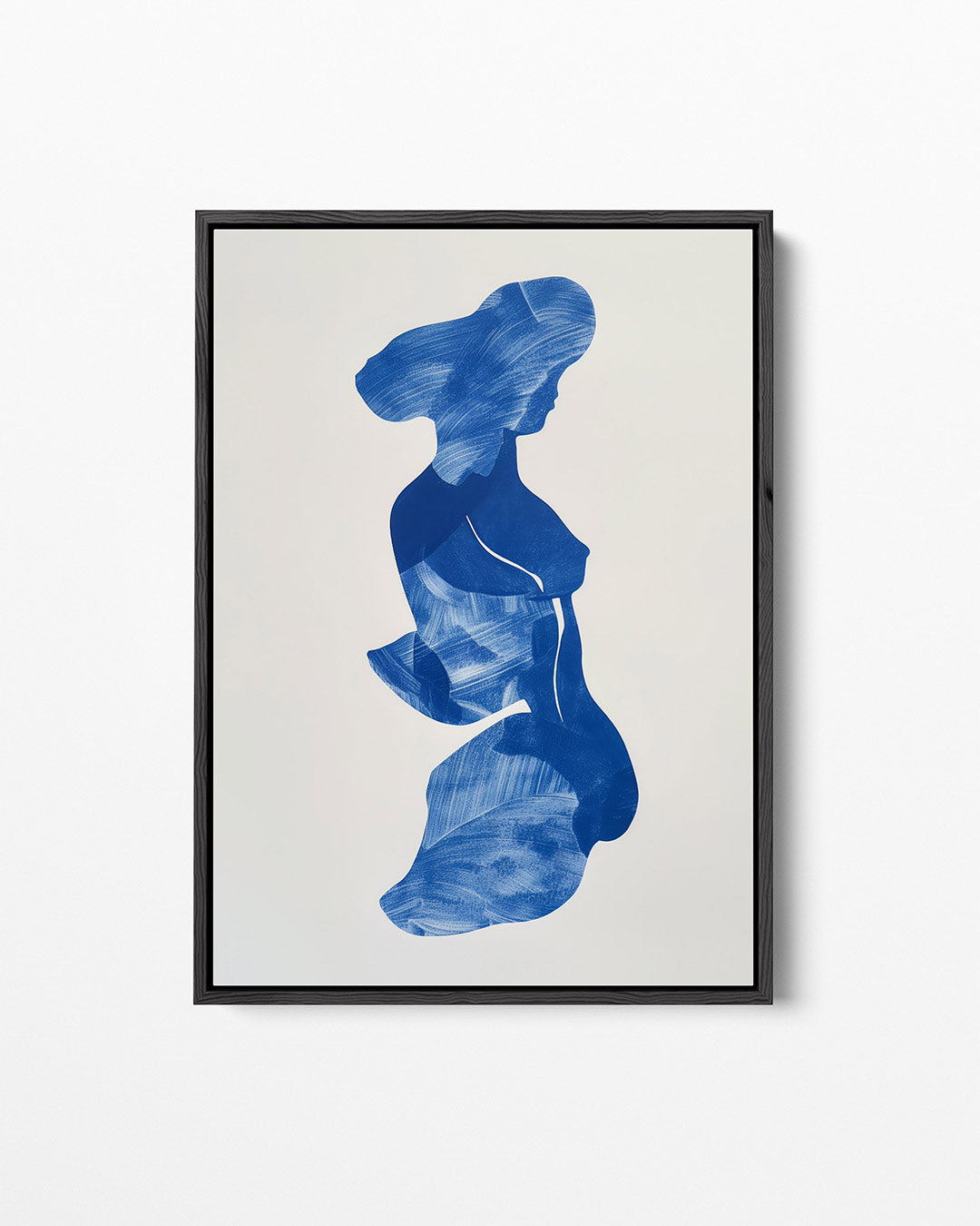 Gestroomlijnde silhouet Kunstwerk