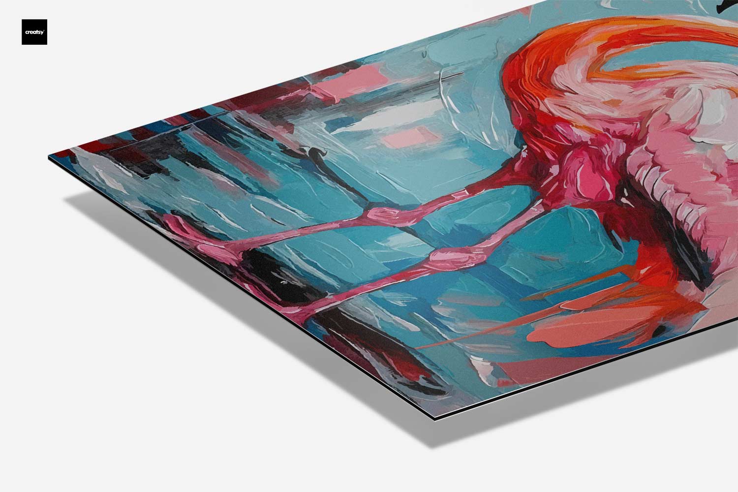 Colorful Flamingo Artwork