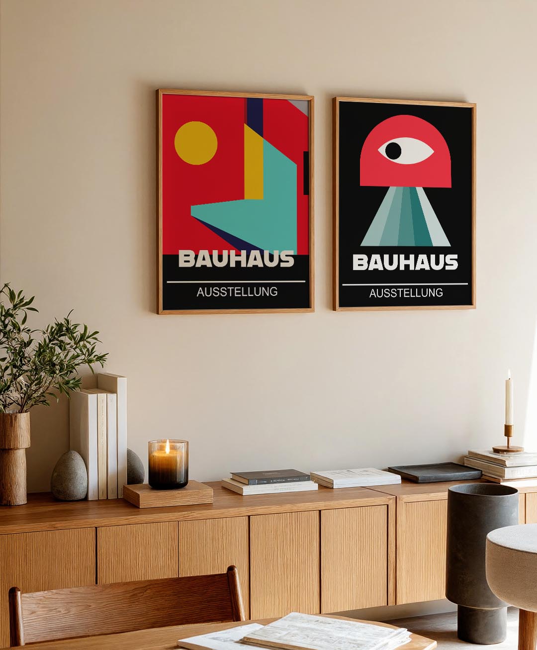 Kleur en vormen Posterset