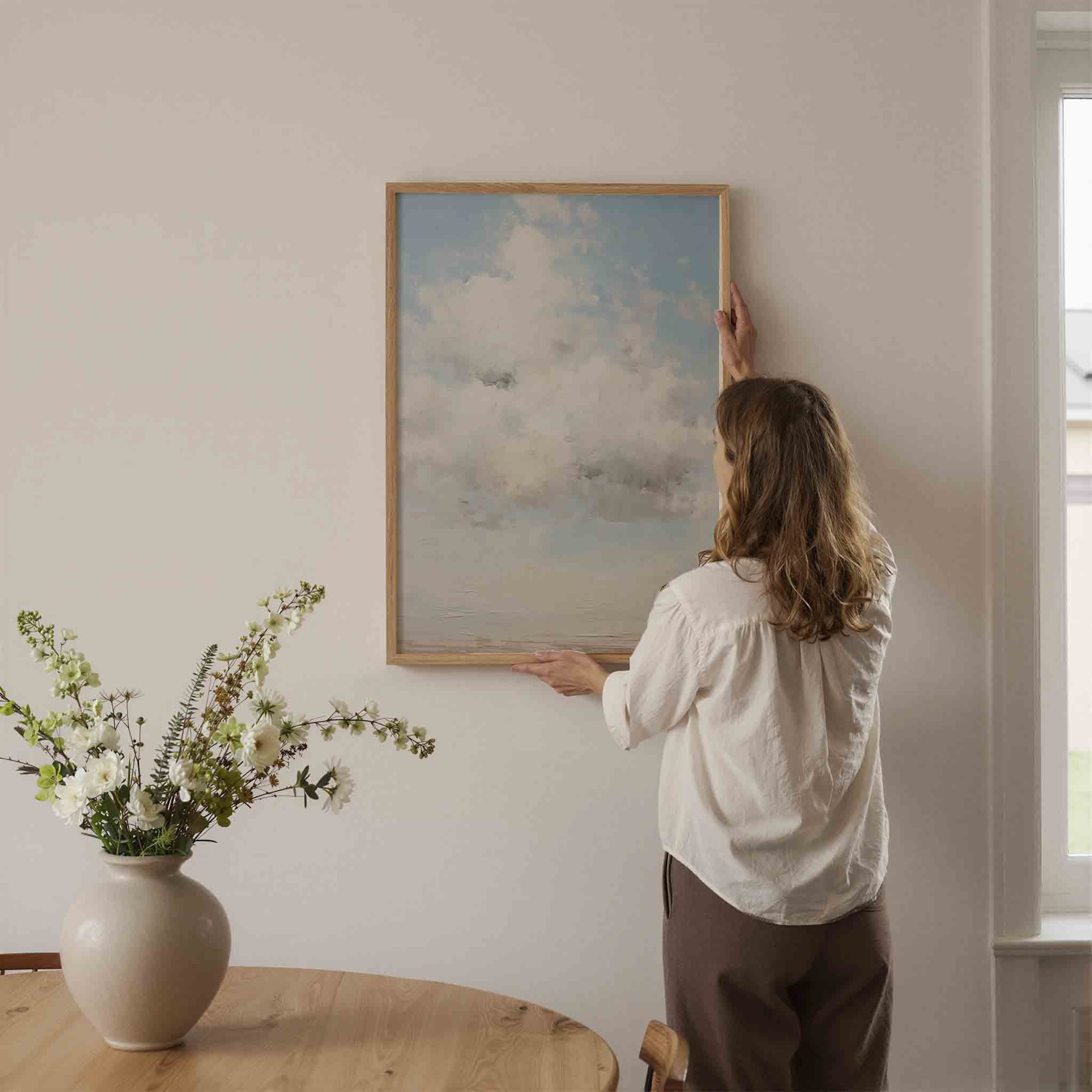 Wolk en lucht Poster