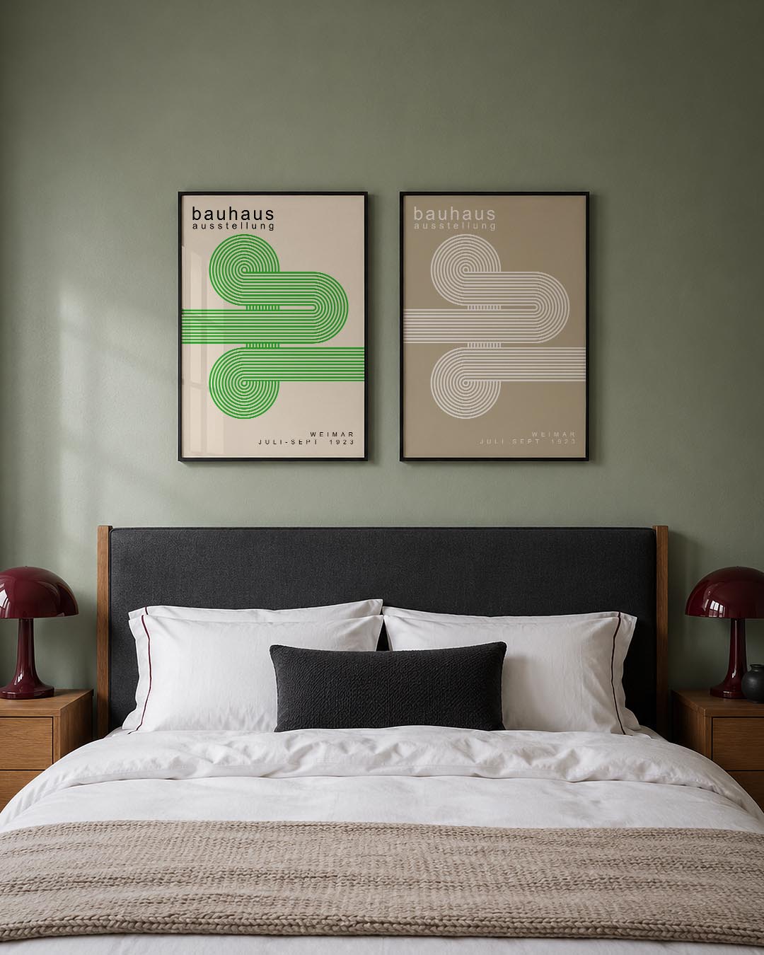Lijnen en cirkelpatronen Posterset