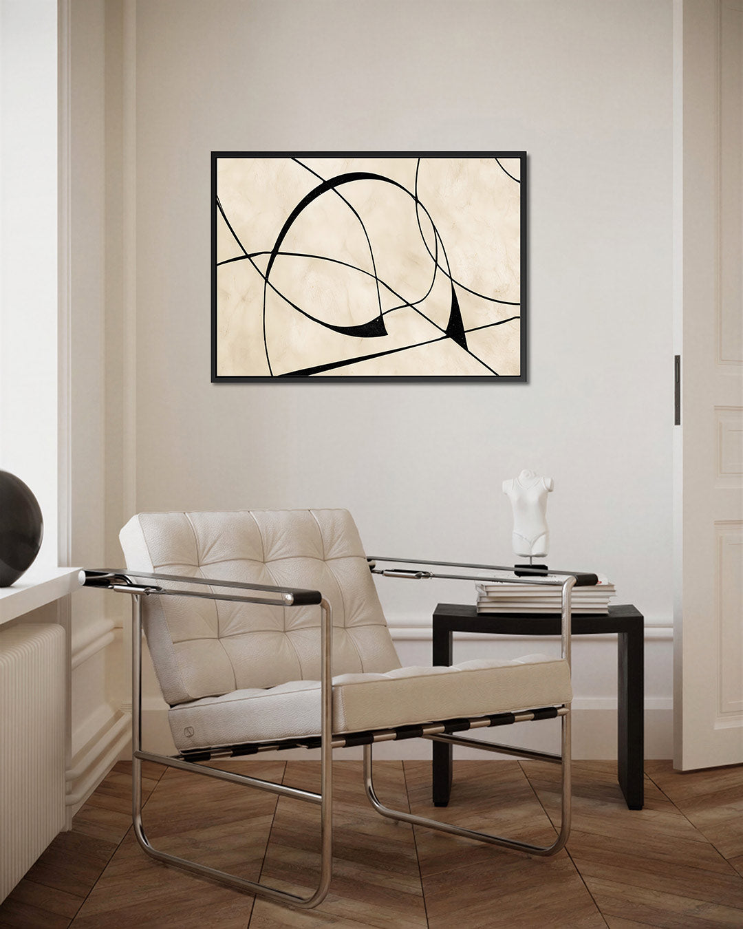 Organische lijnen Kunstwerk