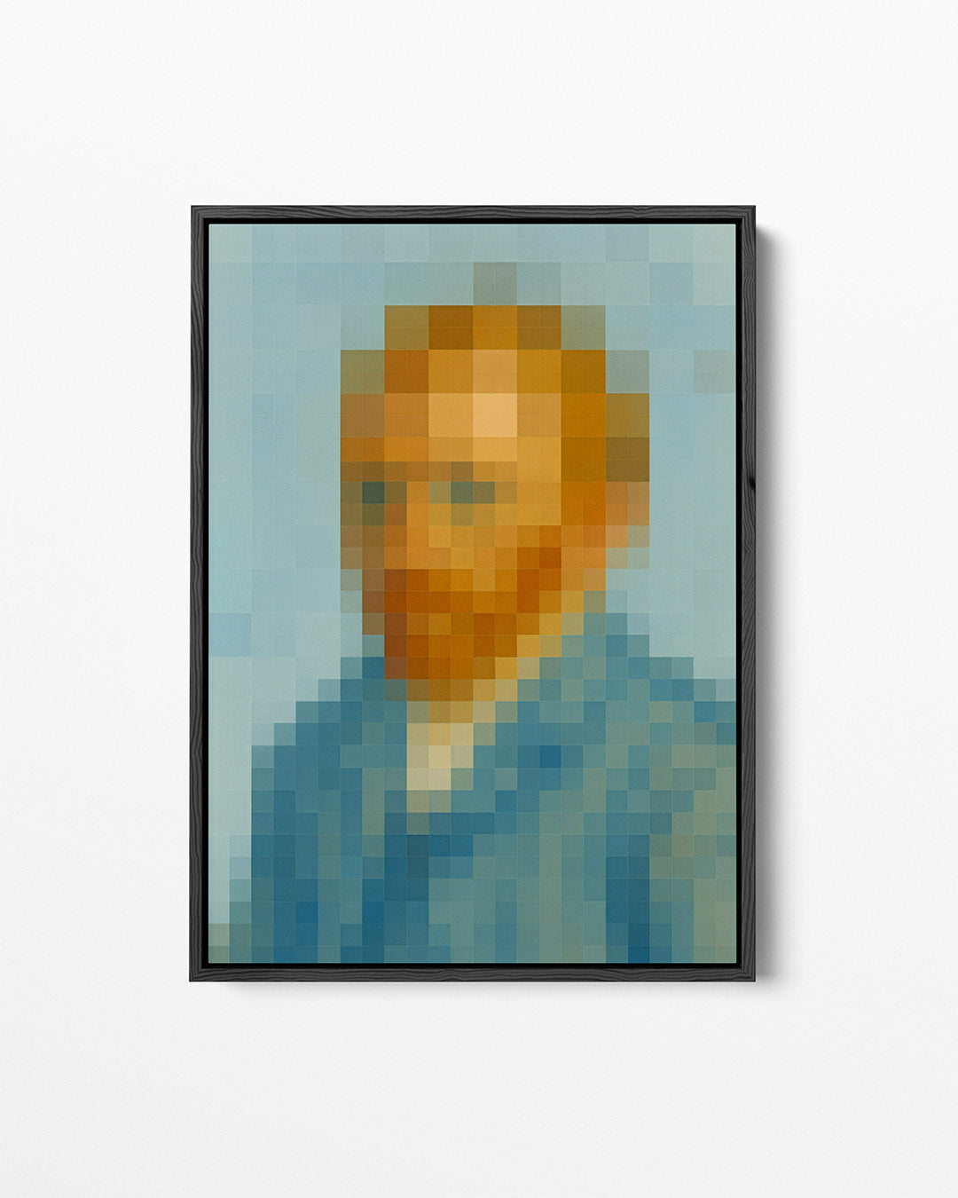 Geometrische portretstudie Kunstwerk