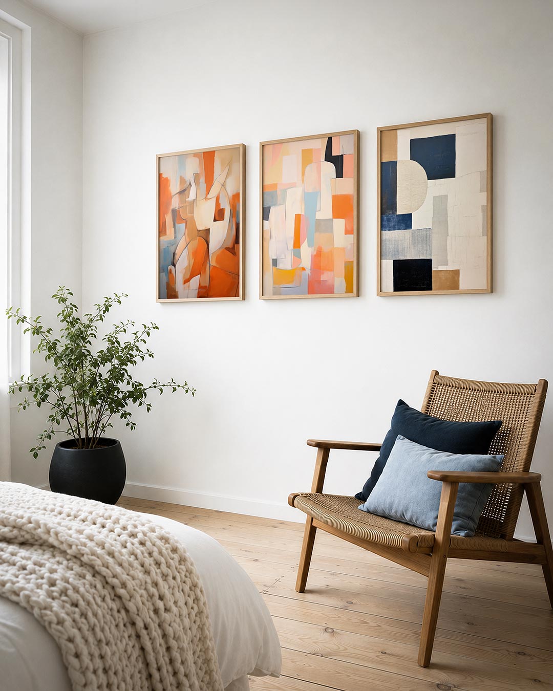 Vorm en kleurenspel Posterset