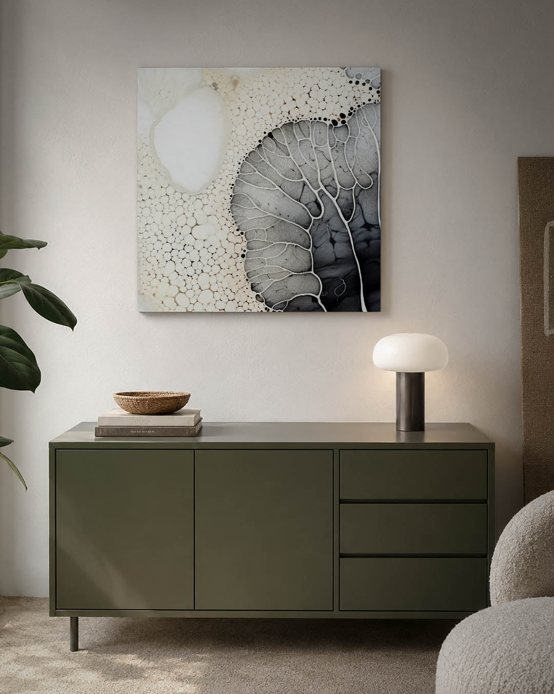 Organische vormen Kunstwerk