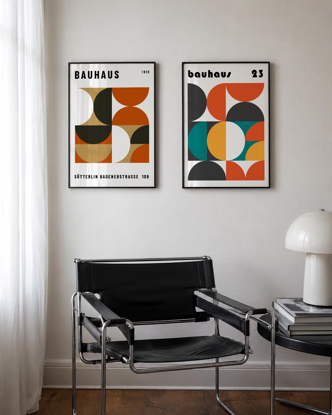 Vormenspel en kleur Posterset
