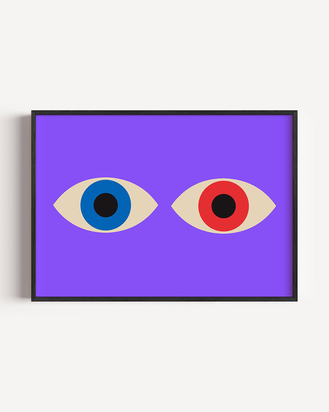 Oogvormen en kleur Poster