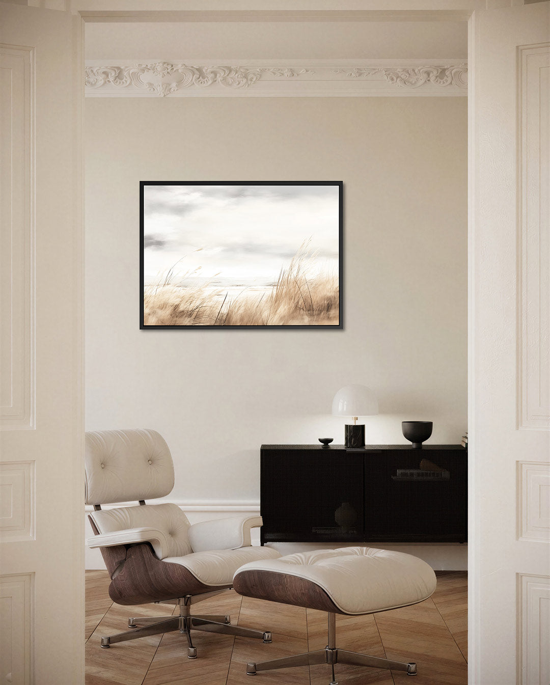 Zacht strandlandschap Kunstwerk