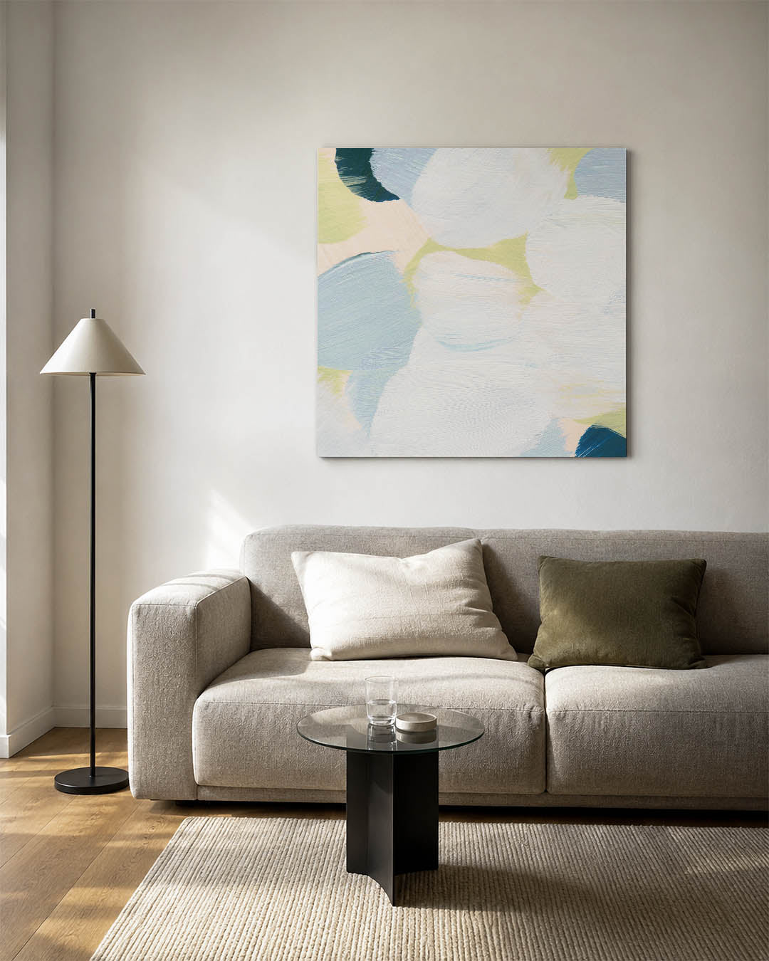 Kleurrijke vormen Kunstwerk