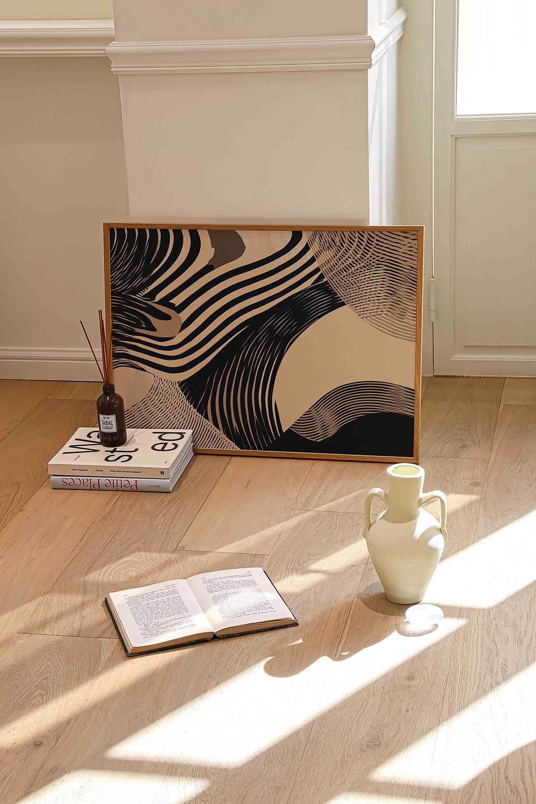 Abstracte lijnen Poster