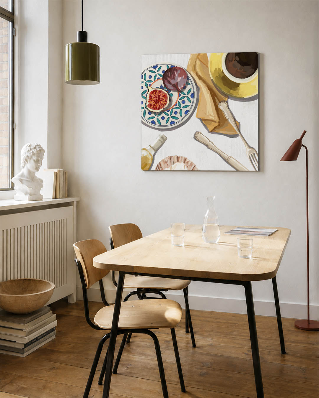 Stilleven met vijg Kunstwerk